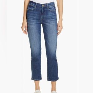FRAME Le High Ankle Straight Leg Jeans